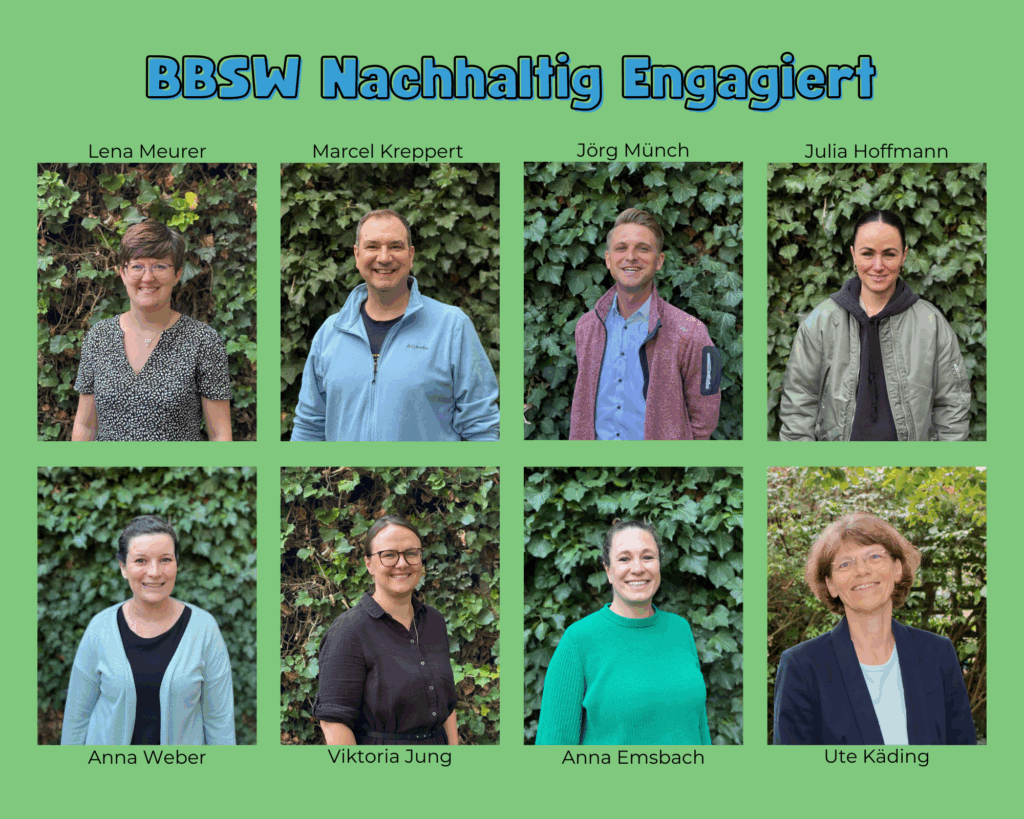 Collage BBSW Nachhaltig Engagiert collage bbsw nachhaltig engagiert